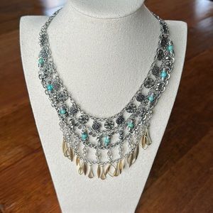 Express Silver & Gold Necklace